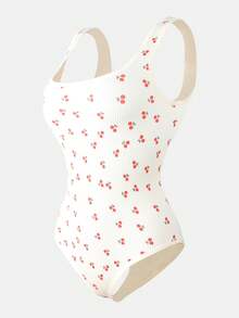 1 Pc Seamless Women Bodysuit Shapewear With Tummy Control - Beige - View 11