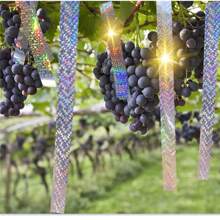 Bird Repellent Ribbons For Orchards And Farmlands, Bird-Proof Reflective Flashing Bird-Scare Bird-Repellent Artifact, Bird-Repelling Ribbons