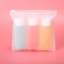 3pcs/Set 60ml Empty Bottles With Large Capacity For Shampoo, Shower Gel, Lotion, Hand Wash, Face Cleanser Dispensing & Travel For Travel Storage Bag,Makeup Bag,Cosmetic Bag,Vacation Organizer,Large Capacity Makeup Organizer Makeup Case, For Lipstick, Brush, Skincare, Mobile Phone, Coin, Small Items, For Home,Gift,Vacation And Festival Halloween Christmas Multifunctional Use,Boho Vibes,For Holiday Beach, Bathroom Collection, Bedroom Collection, Large Capacity