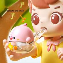 1pc Funny Whistle Chicken Shaped Water Toy, Two Ways To Play, Portable Educational Toy, Cartoon Design, Multi-Colors