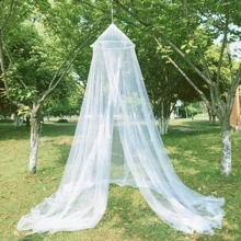 1 Peça Mosquiteiro Dossel de Cama para Cama de Casal, Cortinas de Dossel de Cama de Casal do Teto, Tenda de Mosquiteiro Dome para Cama de Solteiro, Camas de Adultos, Cortinas de Dossel de Cama de Casal, Elegante Tenda de Mosquiteiro Dome para Camas de Adultos
