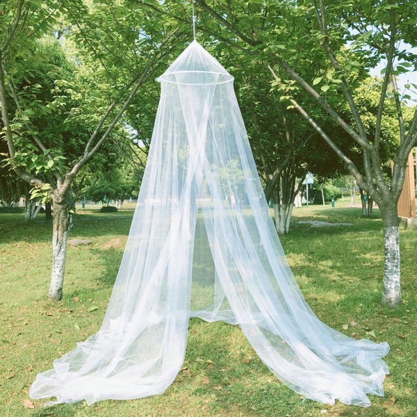 1 Peça Mosquiteiro Dossel de Cama para Cama de Casal, Cortinas de Dossel de Cama de Casal do Teto, Tenda de Mosquiteiro Dome para Cama de Solteiro, Camas de Adultos, Cortinas de Dossel de Cama de Casal, Elegante Tenda de Mosquiteiro Dome para Camas de Adultos