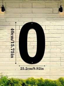 1pc 0-9 Free Combination Digital House Number, Metal Address House Number, Durable Home Address Number Plate, Wall Mounted Email Number, Home Decoration, Entrance Decoration, Garden Decoration, For Outdoor, Garage, Door, Email Decoration, Metal Wall Art, Halloween Thanksgiving Christmas, Decoration Gifts