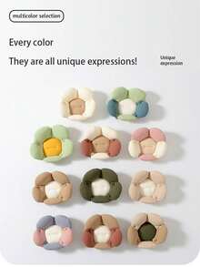 1pc Baby Petal Soft Pillow, Gauze Breathable Anti-Startle Sleep Aid, Soft Infant Toddler Pillow - Multicolor - View 10