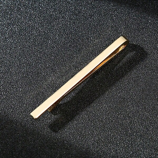 Simple Fashion Tie Clips Men's Metal Necktie Daily Business Wedding Ceremony Tie Clip Pin Men Party Jewelry Accessories Gift