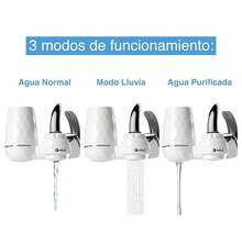 PURA SOMOS AGUA| Purificador de Agua Mini, filtro de agua para casa directo al grifo, roscado, Agua sin Cloro ni Olores ni Sabores.Mantenimiento cada 12 Meses, olvídate de los garrafones - Cerámica - Ver 4