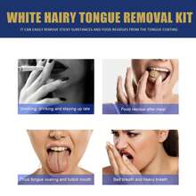 50克舌苔清洁套装，含舌苔清洁凝胶和刮舌器，用于口腔护理，清新口气 - 彩色 - 查看 3