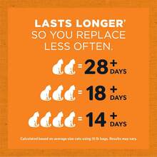 Worlds Best Cat Litter bajo seguimiento control polvo múltiples gatos sin perfume 15 libras arena absorbente ecológica hogar felinos - 15.0 libras - Ver 7