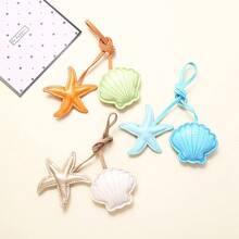 全新彩色海星皮革包饰 海星贝壳包配件钥匙扣吊坠 沙滩包夏季配饰 度假 - 彩色 - 查看 3