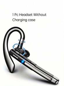 ENC Noise-Proof Wireless Headphones With Dual Microphones - Hands-Free Earbuds For Computer, Mobile, Truck Drivers, And Home Offices - Long-Lasting Lithium-Polymer Battery, Type-C Jack, And Wireless Charging Case Included