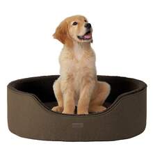 Feandrea Dog Bed/Basket, Reversible Cushion, Washable, Brown - Brown - View 8