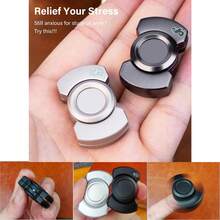 三合一成人坐立不安玩具 - 金属坐立不安滑块/坐立不安触觉滑块 - 缓解焦虑压力的精美桌面玩具