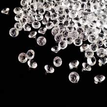 100 Peças Cristais de Diamante Transparentes Acrílicos Pontiagudos para Decoração de Unhas DIY, Materiais de Decoração