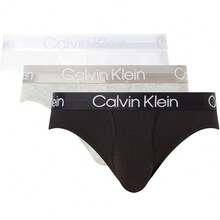 Calvin Klein HIP BRIEF 3PK - White, Black, Gray - View 1