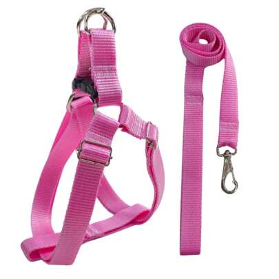 Coleira Peitoral Ajustável Com Guia Para Cães Todos os Tamanhos Confortável Resistente