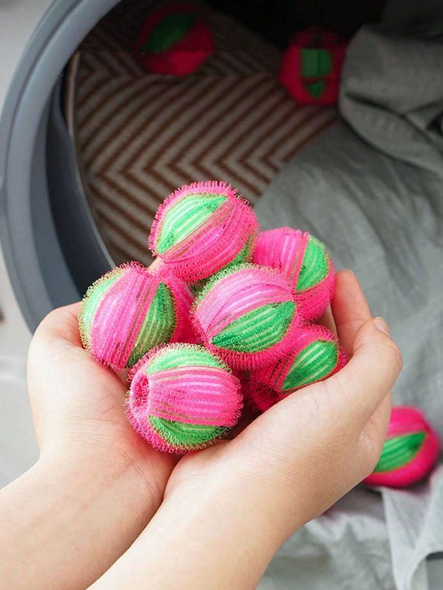 1 st rengöringsboll för husdjurshår, lämplig för tvättmaskin, rengöringsboll för hushållet, fläckborttagningsboll, tvättboll i nylon - Multifärgad - Visa 1