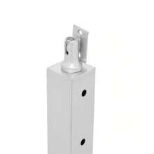 kangten Cable Railing Post Deck Railing 35.4" Silver Post W/ Holes Stainless Steel - Silver - View 8