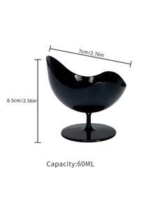10 Stücke/Set einzigartige Form klare und schwarze Kunststoff Dessertbecher - Einweg-Muschelformen für Mousse, Eis, Vorspeisen, Käsepudding - Multifunktionale Party-Accessoires für Hochzeiten, Geburtstage, Junggesellinnenabschiede, Abschlüsse und Festivals