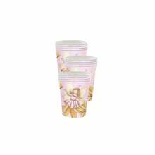 10/20/50pcs,Fairy Birthday Party Supplies Tableware Butterfly Flowers Fairy 7inch & 9inch Paper Plates,Cups And Napkins Birthday Decorations, Enchanted Forest Fairy Themed Party Plates For Princess Garden Fairy Dessert Table Decor - Multicolor - View 9
