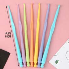 12pcs Colorful Crochet Hooks Knitting Tool Needles Metal Assorted Sizes 3.5mm, 4mm, 4.5mm, 5mm, 5.5mm, 6mm, 6.5mm, 8mm, 10mm, Random Colors