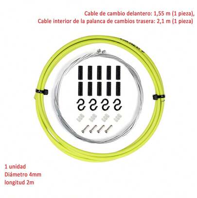 Kit Cables De Freno Y Cambios Bici Mtb Funda Y Terminales