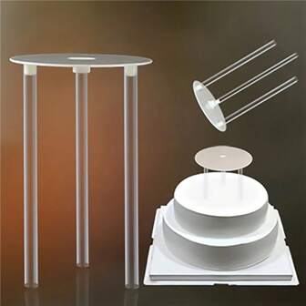 Multi-Layer Cake Support Frame Practical Stands Mold Round Dessert Support Spacer Piling Bracket Kitchen DIY Cake Dr Tool New