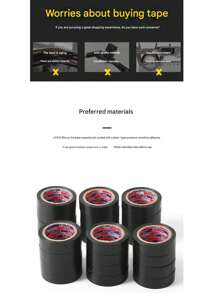 Taśma elektryczna 2/5/10/20-częściowa, trudnopalna, odporna na wysokie temperatury taśma elektryczna do użytku wewnątrz i na zewnątrz, wysokiej jakości czarna taśma wodoodporna, wodoodporna samoprzylepna taśma elektryczna z PVC, czarna izolacja przewodów elektrycznych, trudnopalna taśma plastikowa, elektryczna, wysokonapięciowa, wielofunkcyjna, wodoodporna, samoprzylepna taśma elektryczna z PVC