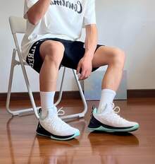 Nike Zapatillas deportivas Full Force para hombre, estilo casual, con bordado retro, en marrón, blanco y colores a juego. - blanco-verde - Ver 11
