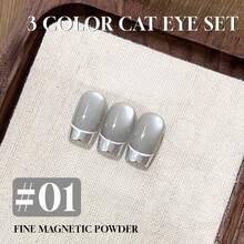 MIANEL 10ML 冬季新款黑珍珠水晶猫眼凝胶指甲油 简约优雅纯黑暗白指甲油 美甲沙龙专用凝胶指甲油 白色指甲 冬季指甲 黑色指甲 可爱指甲 美甲艺术 美甲用品 - 彩色 - 查看 13