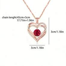 1 set Collier - Boîte cadeau rose de luxe, parfaite pour la Saint-Valentin, la fête des mères, les anniversaires et toute occasion spéciale