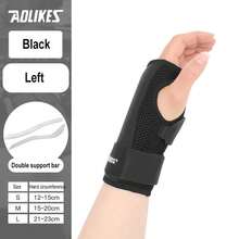 AOLIKES 1pc Wrist Brace For Carpal Tunnel, Wrist Brace Night Support, Adjustable Wrist Splint Right Left Hand, For Women And Men Gym Accessories - Multicolor - View 20
