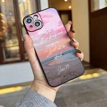 Funda de teléfono de estética invernal con temática cristiana, adecuada para varios modelos de , incluyendo 16, 11, 15, 14, 13 y 12 Pro Max XR Plus.Idea de Regalo de Protección para Hermanas Cristianas, Mujeres y Hombres - Colores mixtos - Ver 4