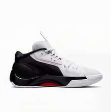Nike Air Jordan Zoom Separate PF東契奇實戰運動籃球鞋 - 黑與白 - 查看 3