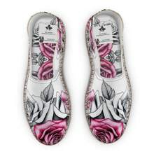 R&RH Women Pink Floral Espadrilles - Pink - View 2