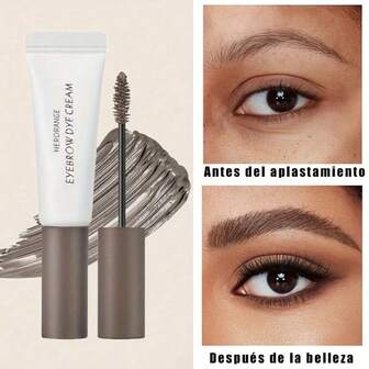 HERORANGE 4 色眉粉，轻松打造自然狂野眉毛，持久、防水、防汗、轻盈飘逸，细刷头，涂抹精准，质地光滑，覆盖均匀，非常适合初学者、学生、情人节和生日礼物