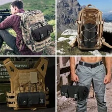 Esterilla táctica gruesa para exteriores, material de lona Oxford impermeable, equipo de campamento, almohadilla de entrenamiento de tiro plegable