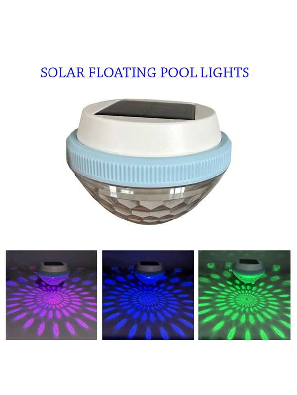 Solar Powered Floating Light, Suitable For Garden, Yard, Swimming Pool, Pond, Magic Ball, Creative Ball, Colorful Light, Bathtub, Pool, Projection Light, Landscape, 7 Color Changing Lamp