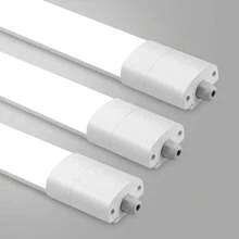 LEOEU La striscia luminosa a soffitto con tubo LED ad alta luminosità da 60 cm/90 cm/120 cm/150 cm, 20 W/30 W/36 W/45 W, luce neutra 4000 K, è adatta per ufficio/officina/garage/centro commerciale/corridoio/cantina, può essere collegata da un'estremità all'altra per fornire la migliore esperienza di illuminazione per uso interno ed esterno.