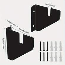 Skateboard Wall Mount Display Rack Skateboard Wall Rack Display Rack Hanging Rack Skateboard Wall Mount Wall Mounted Metal Hanger 1 Pair For Women Storage Organizer Travel Essentials Back To School Dormitory Storage