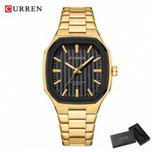 Curren CURREN Men Watch Fashion Quartz Stainless Steel Strap Waterproof Luminous Simple Leisure Wristwatch