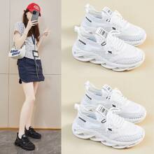 2025 Summer New Korean Style Shoes Students, Sports Shoes Fitness, Running, Casual, Height Increasing, Breathable Elegant Women's Shoes