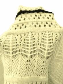 Women's Elegant Gentle Simple Black And White Contrast Striped Suspenders Slim Long Knitted Dress Sleeveless Casual Beach Hollow Out Bodycon Midi Crochet Swimwear Coverups Sundresses, Spring Summer Fall