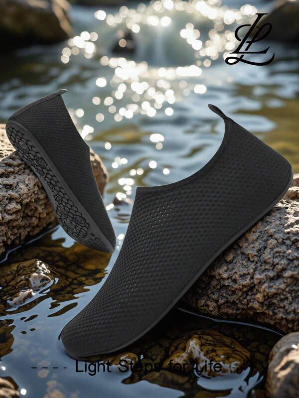Leisfit Scarpe sportive per adulti, leggere, traspiranti e impermeabili, realizzate in tessuto elastico e rete traforata, perfette per spiaggia, attività all'aperto, nuoto, escursionismo e trekking in fiume - ideali per primavera, estate e autunno