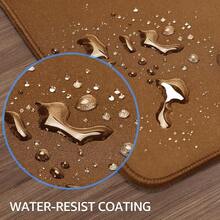 KTRIO Large Gaming Mouse Pad With Superior Micro-Weave Cloth, Extended Desk Mousepad With Stitched Edges, Non-Slip Base, Water Resist Keyboard Pad For Gamer, Office &Amp; Home, 31.5 X 11.8 In, Black - Coffee Brown - View 5