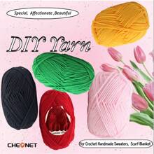 50G 2PCS Bundles DIY Yarns For Crochet Handmade Sweaters Bags Caps Scarf Blanket.