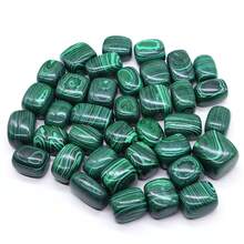 عينة معدنية من حجر الملكيت الفيروزي والكوارتز وأحجار الشفاء، عينة معدنية من حجر كريم، حوض أسماك، هدية ديكور منزلي - حجر السج الأسود - مشاهدة 5