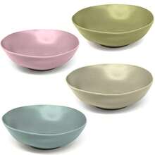 Kit 6 Pcs Bowl Bamboo PP 12cm - Organic - Grey - View 4