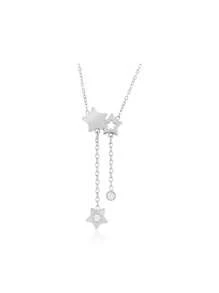 Folli Follie Relógio feminino com 4 peças, conjunto de brincos e colar, relógio de pulso feminino de quartzo, relógio elegante para mulheres, colar de estrela, brinco de estrela, anéis de dedo de noivado, conjunto de presente
