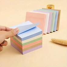 New And Practical 100PCS Pastel Sticky Notes - Morandi Color Square Memo Pads With Matte Finish, Removable & Repositionable For Office/Home (Easy Peel Design)
