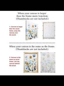 1set Wood Frame DIY 30x40 40x60cm 50x70cm For Canvas Oil Painting Pine Wood Frame, Wall Art Painting, Diamond Painting Frame, Mortise And Tenon Wooden Strips, Thickened Brushwork, Stretching Silk Frame, Exercises, Wooden Inner Frame Living Room Bedroom Home Decoration Gifts Birthday Graduation